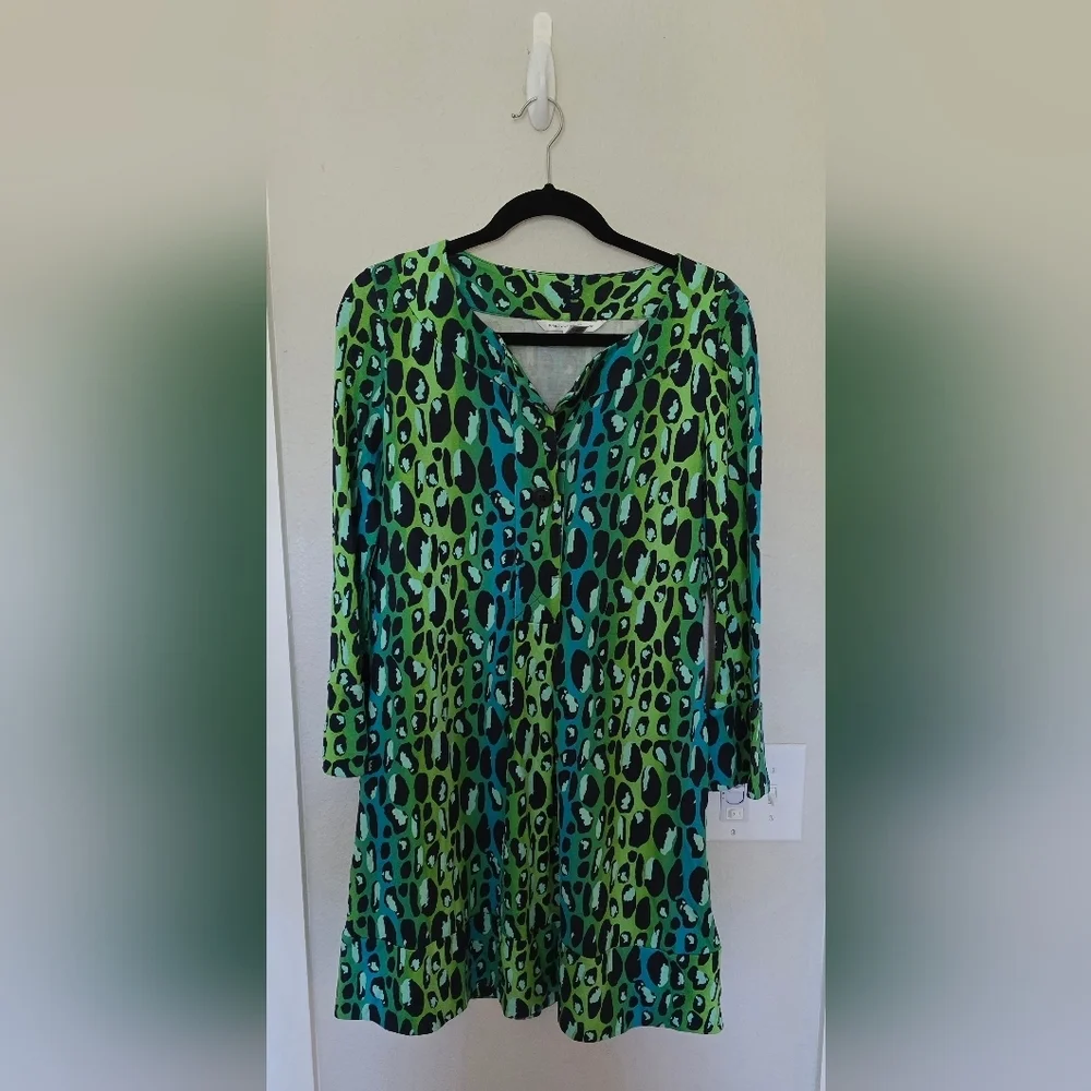 Diane Von Furstenberg Silk Mini Dress Size 2 - Picture 2 of 6